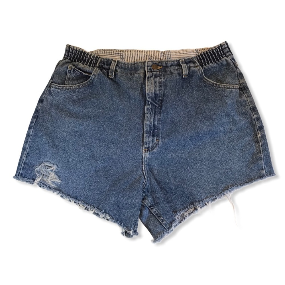 Vintage LEE Mom Jean Cut off Shorts Distressed 18